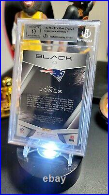 Mac Jones Mj10 2021 Black Rpa Rc #205 /75 Bgs 8.5 Centered Pop 4 Highest Graded