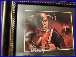 Magic the Gathering Demonitor Art Print Signed by Artist Framed