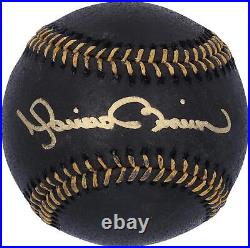 Mariano Rivera New York Yankees Autographed Black Leather Baseball