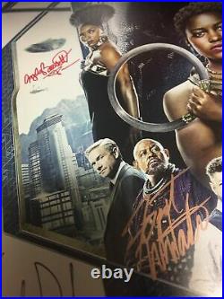 Marvel's Black Panther Movie Poster CAST SIGNED Premiere Chadwick Boseman LOA
