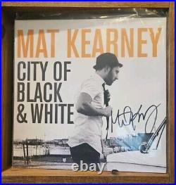 Mat Kearney City of Black and White Vinyl 2xLP Original Press New AUTOGRAPHED