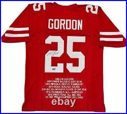 Melvin Gordon Autographed Badgers Jersey (Gordon Hologram)