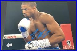 Michael B. Jordan Signed Autograph 11x14 Photo Black Panther Creed New Beckett D