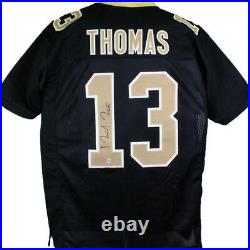 Michael Thomas Autographed Black Pro Style Jersey- Beckett W Black