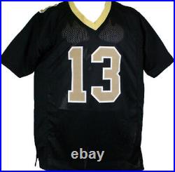 Michael Thomas Autographed Black Pro Style Jersey- Beckett W Black