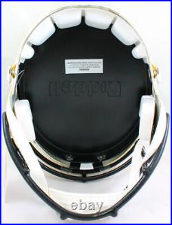 Michael Thomas Autographed Saints Speed F/S Helmet- Beckett W Hologram Black