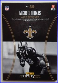 Michael Thomas New Orleans Saints Black & Gold Auto Jersey 41/99 ROOKIE $155.00