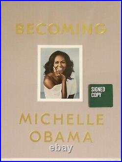 Michelle Obama autographed Becoming Deluxe Signed Edition hardcover book JSA COA