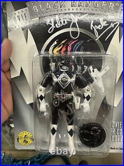 Mighty Morphin BLACK Ranger MOVIE EDITION Power Rangers 1995 Bandai Autograph