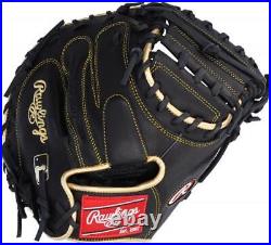 Mike Piazza New York Mets Autographed Rawlings Black and Gold Catcher Glove