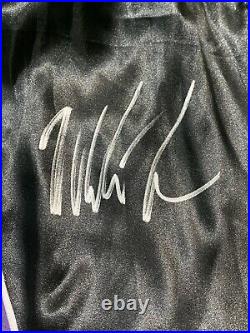 Mike Tyson Autograph Trunks Tyson/Fiterman Hologram COA