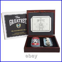 Muhammad Ali Fossil Watch Limited Edition Autographed Photo Boxed Set #6267/7500