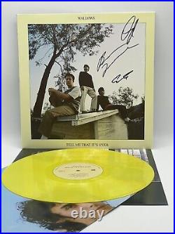 NEW Wallows Tell Me That It's Over SIGNED Yellow Color Vinyl AUTOGRAPHED Jacket