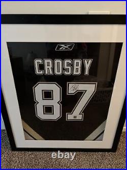 NHL Pittsburgh Penguins Autographed Signed Crosby Jersey