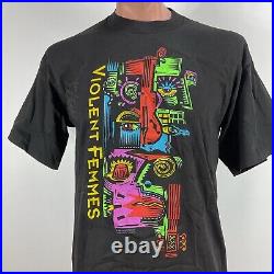 NWOT Vtg'99 Violent Femmes Guy Hoffman Autograph Concert Tour Band T-Shirt L