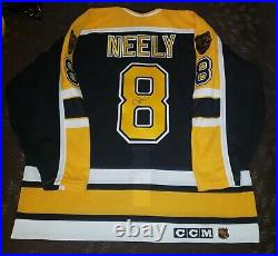 NWT Cam Neely Boston Bruins CCM AUTHENTIC Autographed Jersey Sz 54