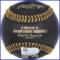 Nestor Cortes New York Yankees Autographed Black Leather Baseball
