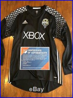 New Seattle Sounders Autographed Stefan Frei MLS Cup Certificate Soccer Jersey