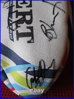 New Zealand All Blacks 24 Signed World Cup Rugby 2015 Wrc Football-photo Proof