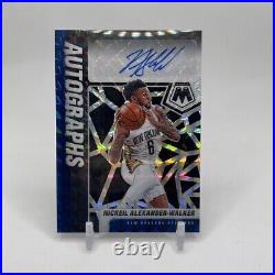 Nickeil Alexander-walker 2020-21 Mosaic Black Prizm 1/1 Autograph Auto