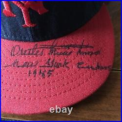 Orestes'Minnie' Minoso 1945 NY CUBANS Autographed Cap