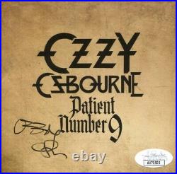 Ozzy Osborne Black Sabbath Patient Number 9 Signed Autograph Insert and CD JSA