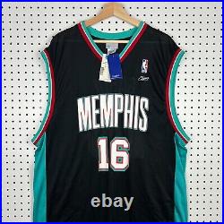 Pau Gasol Memphis Grizzlies NWT Jersey Size XL NBA Signed Autographed #16 Black