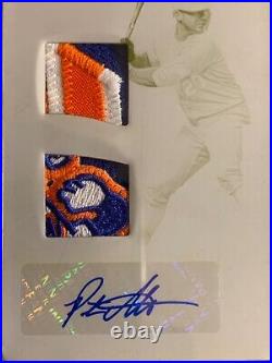 Pete Alonso 2019 Immaculate Collection 1/1 Dual 3 clr Patch AUTO Autograph Mets