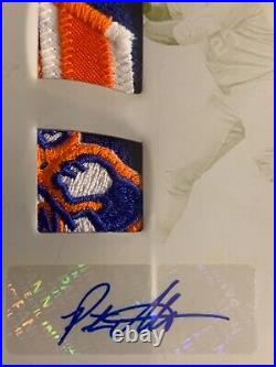 Pete Alonso 2019 Immaculate Collection 1/1 Dual 3 clr Patch AUTO Autograph Mets