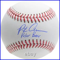 Pete Alonso New York Mets Autographed Baseball with Polar Bear Inscription A