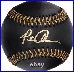 Pete Alonso New York Mets Autographed Black Leather Baseball