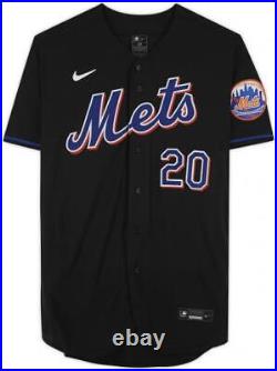 Pete Alonso New York Mets Autographed Black Nike Authentic Jersey
