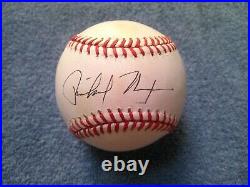 President Richard Nixon Signed Official American League Baseball Jsa Loa