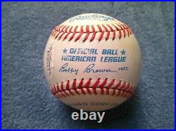 President Richard Nixon Signed Official American League Baseball Jsa Loa