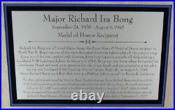 RICHARD BONG & Marge Medal Honor All Time Ace 40 Kills'Rare' Autographs Beckett