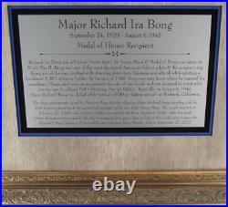 RICHARD BONG & Marge Medal Honor All Time Ace 40 Kills'Rare' Autographs Beckett