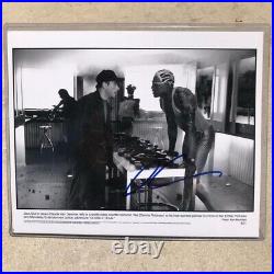 Rare 1995 Double Team Dennis Rodman Autographed Press Photo + Deadstock Hat