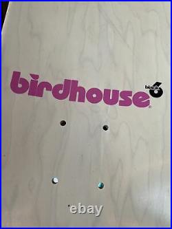 Rare Signed Tony Hawk Autographed Birdhouse Black 6 Skateboard Deck Skull Skater