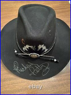 Richard Petty Signed Autograph Charlie 1 Horse Cowboy Hat Size 7 1/2 Nascar HOF