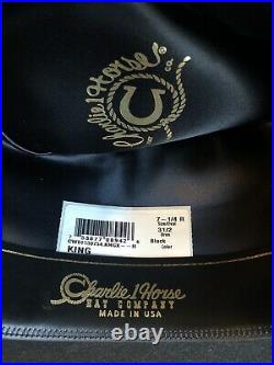 Richard Petty Signed Autograph Charlie 1 Horse King Cowboy Hat Size 7 1/4 Nascar