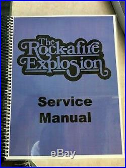 Rock-afire Explosion Service Manual- Brand New! - Autographed and Dedicated