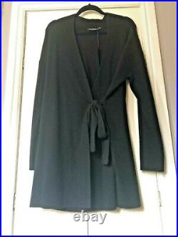 Rosie For Autograph Marks And Spencers Cashmere Black Dressing Gown £199 UK 12