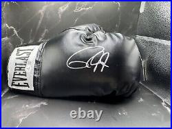 Roy Jones Jr. Signed Auto Boxing Glove Beckett COA Everlast Autograph Black