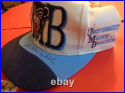 SHAWN WALSH-Autographed-Univ. Of Maine cap(Authenticated)New withcase & hockey card