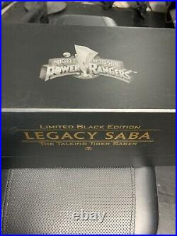 SIGNED AUTOGRAPH SDCC 2015 Power Rangers Limited Black Edition Legacy Saba #0426