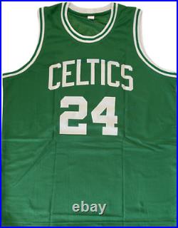 Sam Jones Autographed Boston Celtics Custom XL Jersey