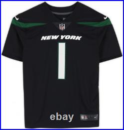 Sauce Garner New York Jets Autographed Black Nike Limited Jersey