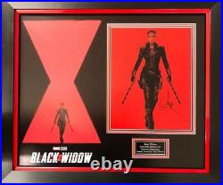 Scarlett Johansson Signed 11X14 Framed Photo Black Widow Avengers AFTAL COA (B)