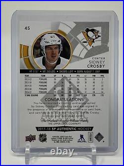 Sidney Crosby SP Authentic Autograph Black Silver Easter Egg Auto SSP Very Rare