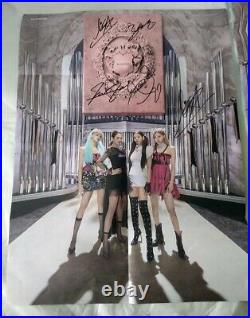 Signed BLACKPINK autographed mini 2nd album KILL THIS LOVE + signed poster New